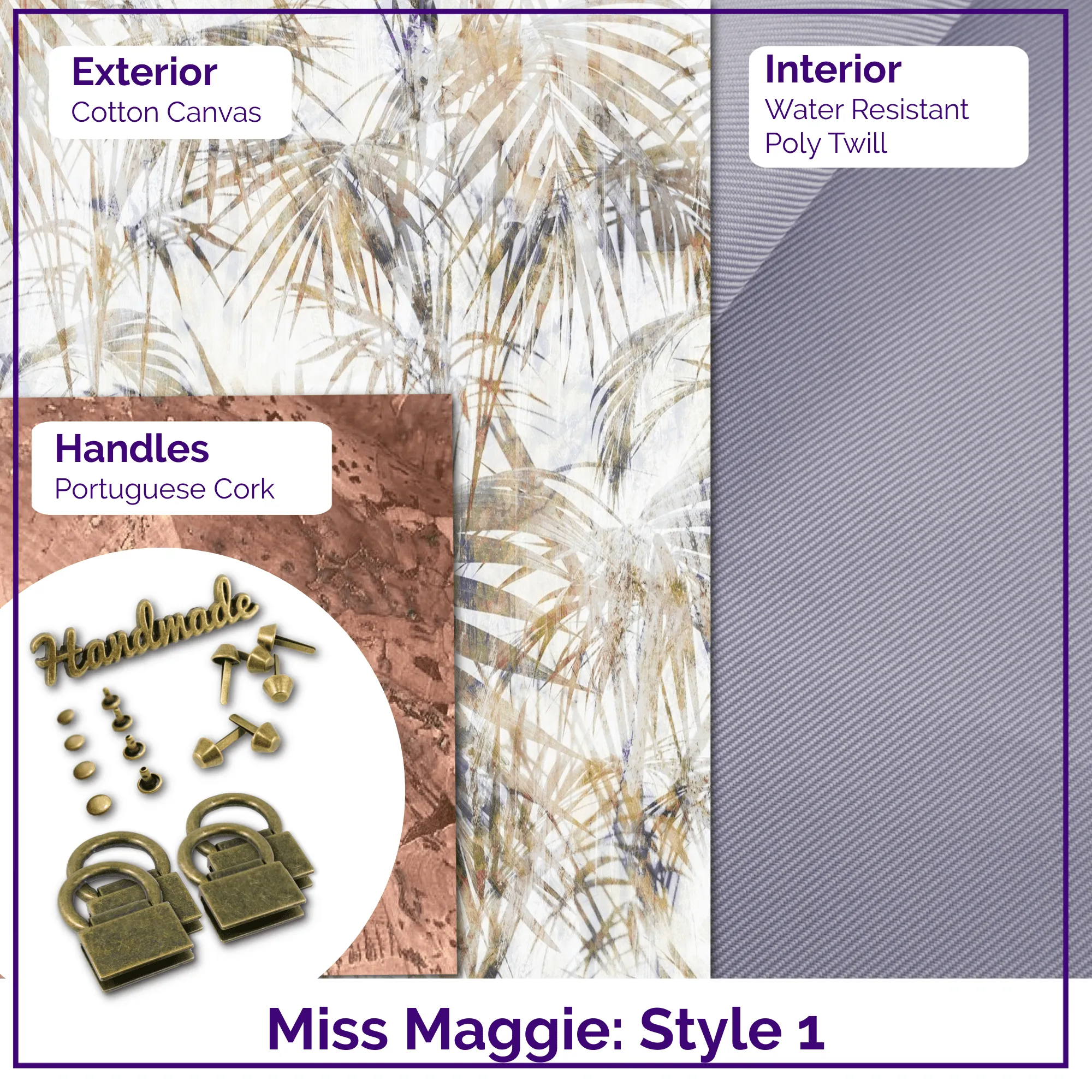 Miss Maggie's Handbag Kit - Assorted Prints