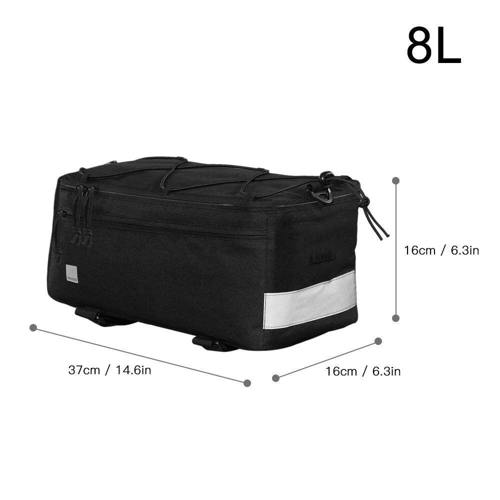 Multi Function Cycling Insulated Trunk Cooler Bag Bicycle Bike Rear Seat Bag Luggage Rack Pannier Bag