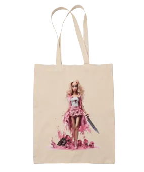 Murdering Gothic Barbie Tote Bag