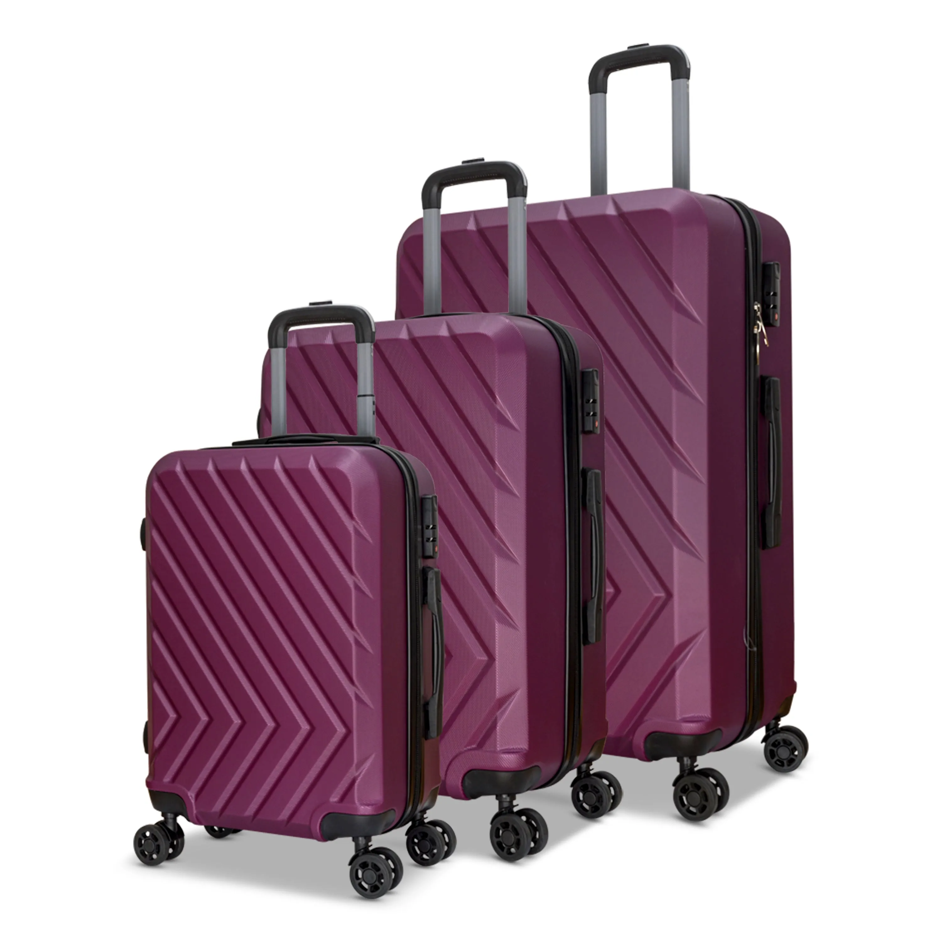 Nicci 3 piece Luggage Set Highlander Collection