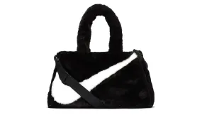 Nike Faux Fur Tote Bag Black