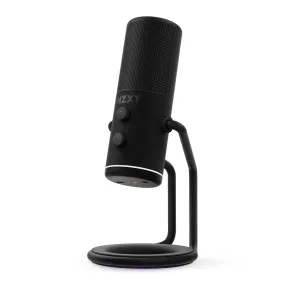 NZXT Capsule Cardioid USB Gaming Microphone, High Resolution Streaming Microphone, Black