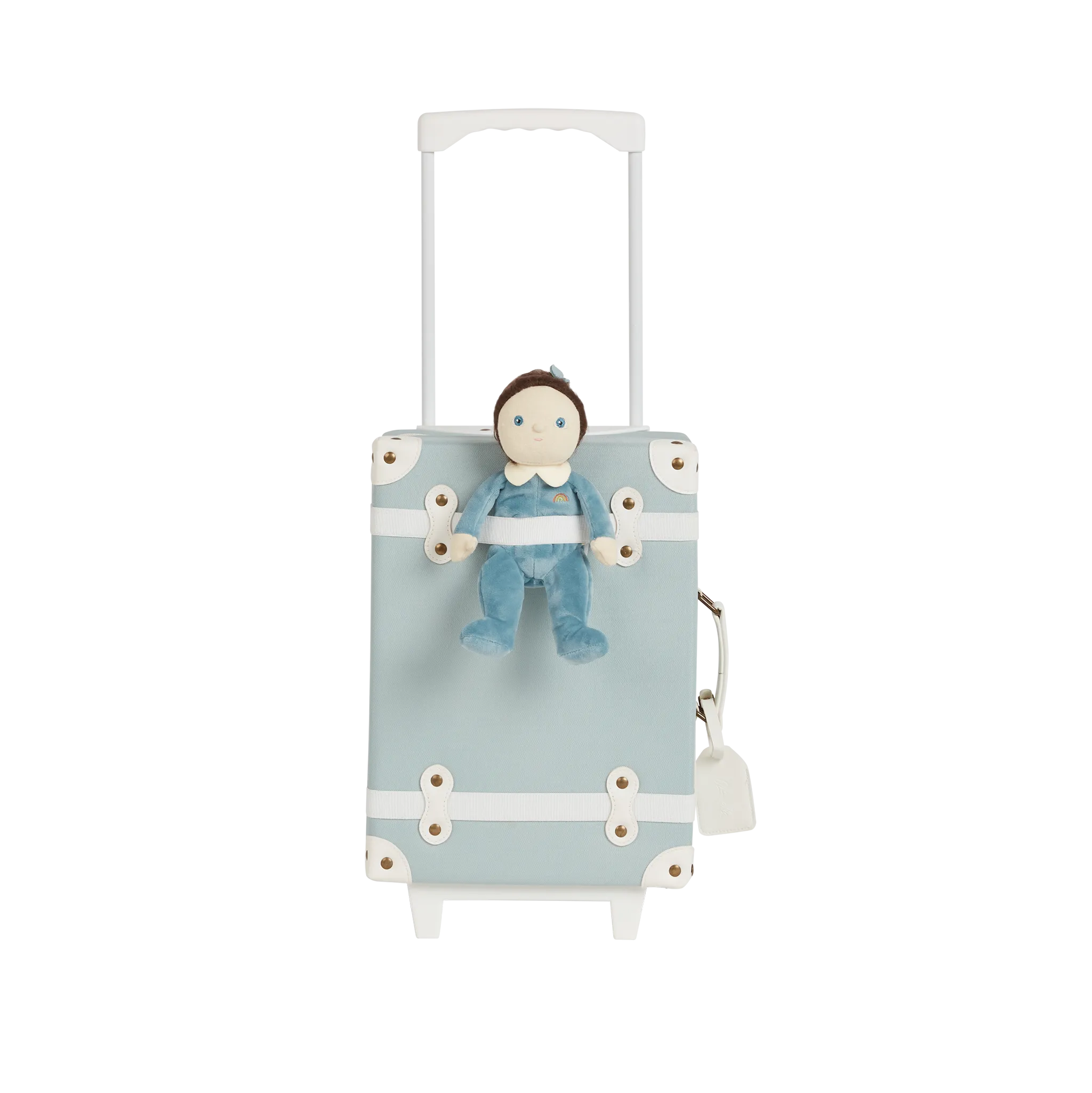 Olli Ella See-Ya Suitcase Trolley | Steel Blue