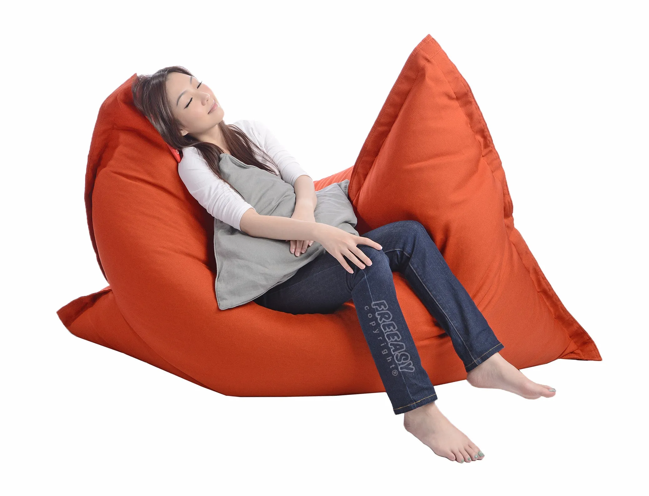 Orange Large Bean Bag