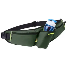 Outdoor Sports Water Bottle Waist Bag Multifunctional Fitness Running Mobile Phone Invisible Waist Bag(Army Green)