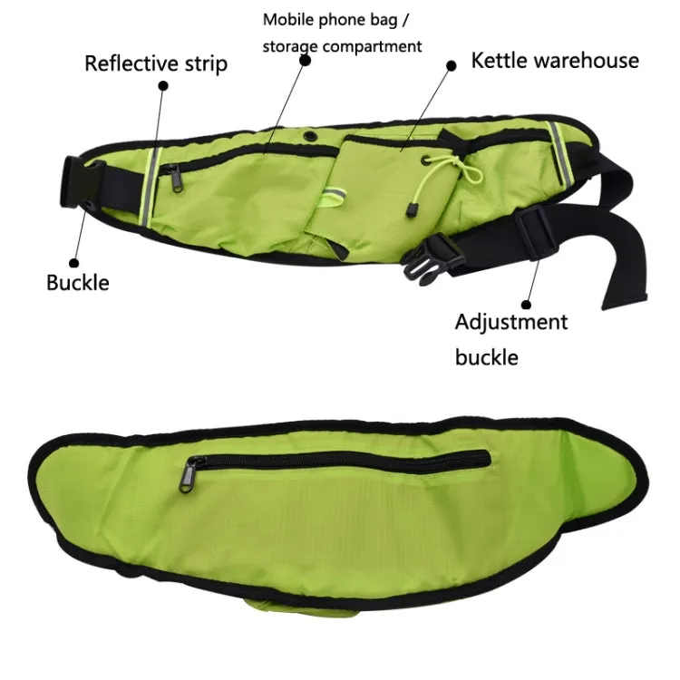 Outdoor Sports Water Bottle Waist Bag Multifunctional Fitness Running Mobile Phone Invisible Waist Bag(Violet)