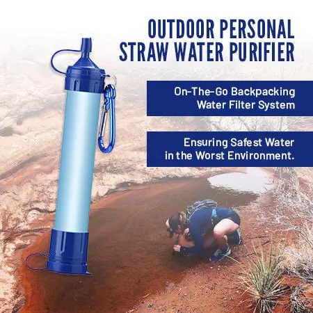 Outdoor Straw Personal Water Purifier