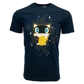 Persona 5 - Morgana Lucky Cat Tee - Navy