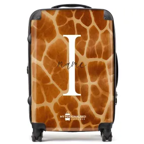 Personalised Giraffe Suitcase