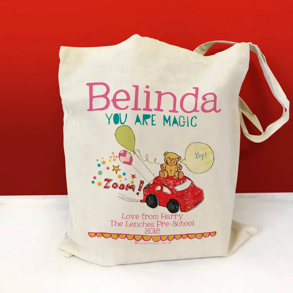 Personalised Pre School Teacher Bag