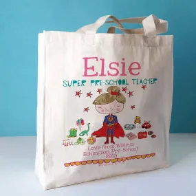 Personalised Pre School Teacher Bag