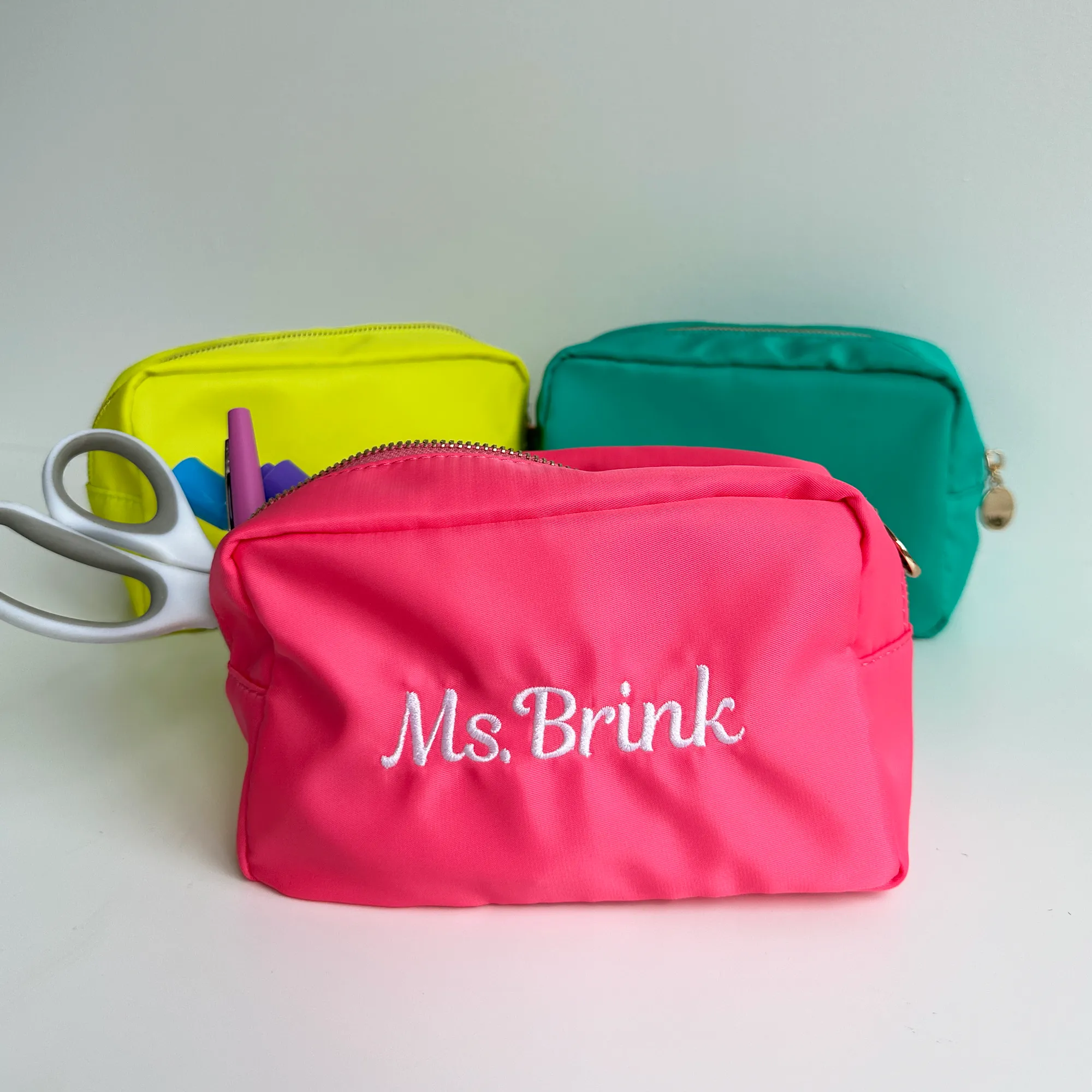 Personalized Teacher Cassie Cosmetic Pouch