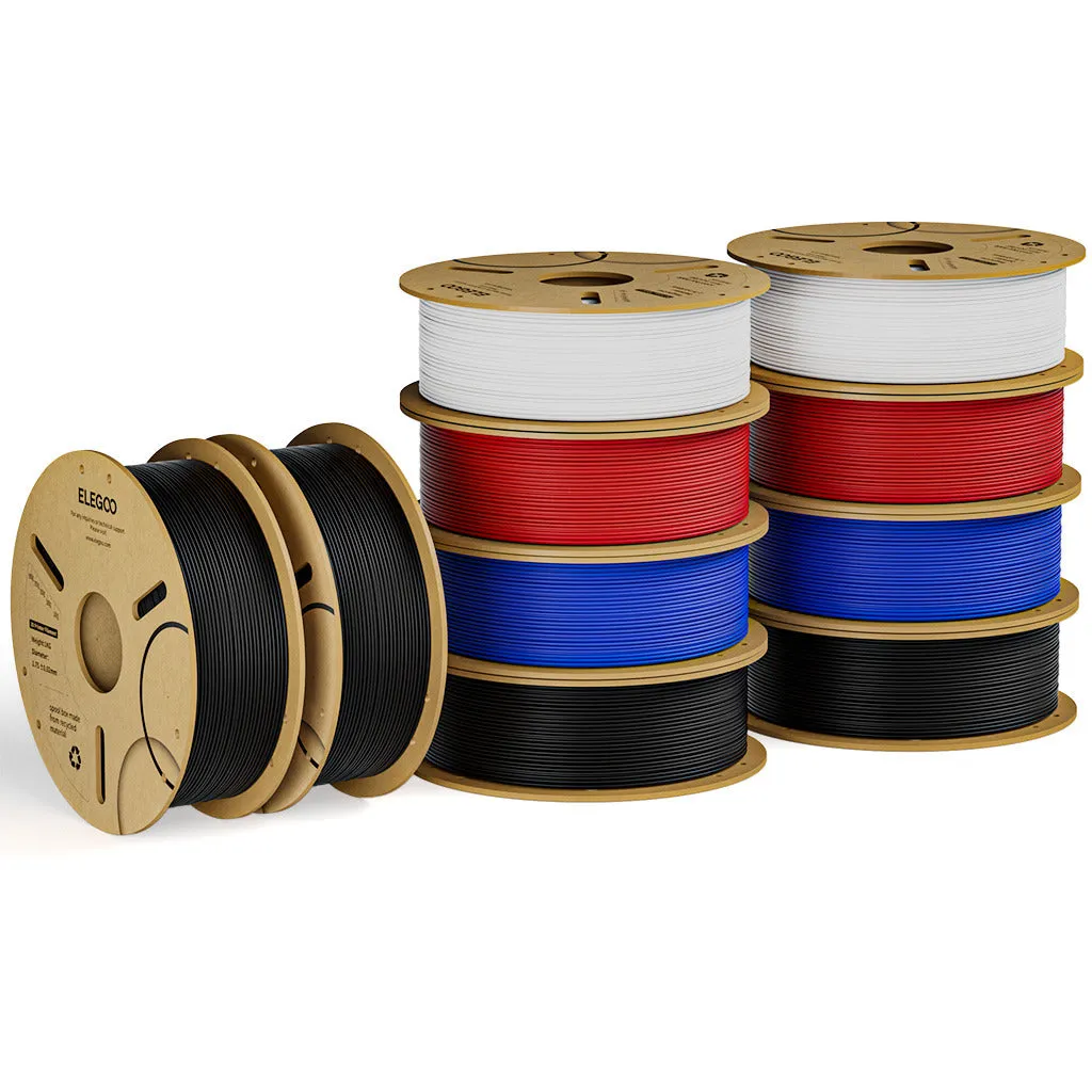 PLA Filament 1.75mm 4 Colors 10KG