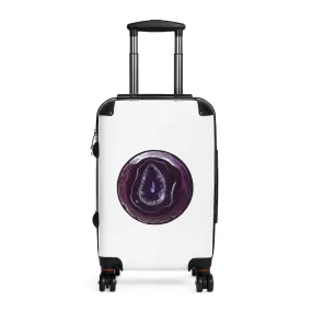 Purple Rock Cabin Suitcase