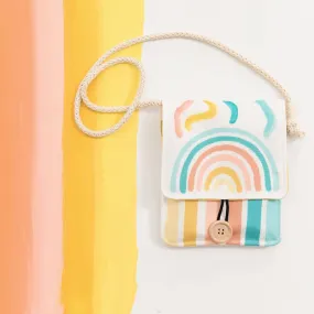 Rainbow Purse with Crayons: "Perfect For Art On The Go!"