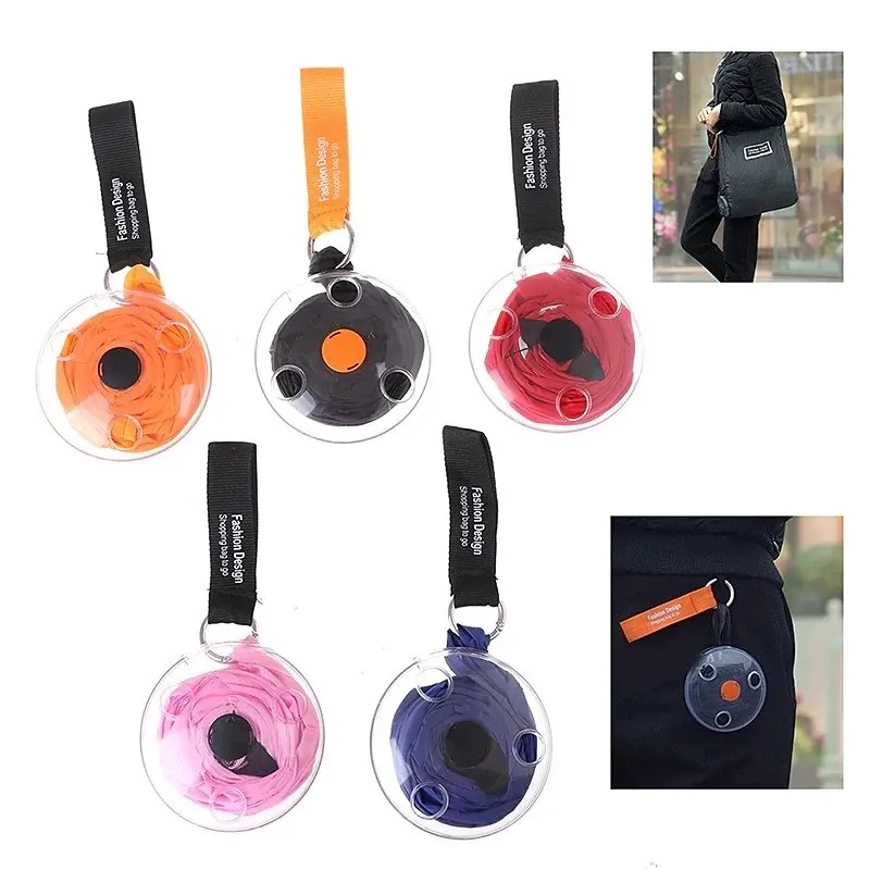 Retractable Storage Bag - Keychain Multifunctional Shopping Bag