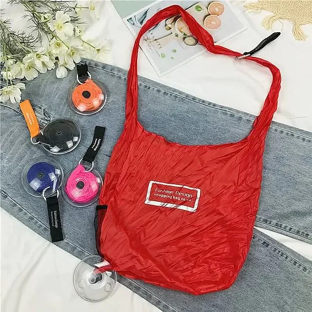 Retractable Storage Bag - Keychain Multifunctional Shopping Bag