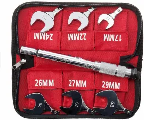 Rothenberger 175001 torque wrench set 17-29mm with bag