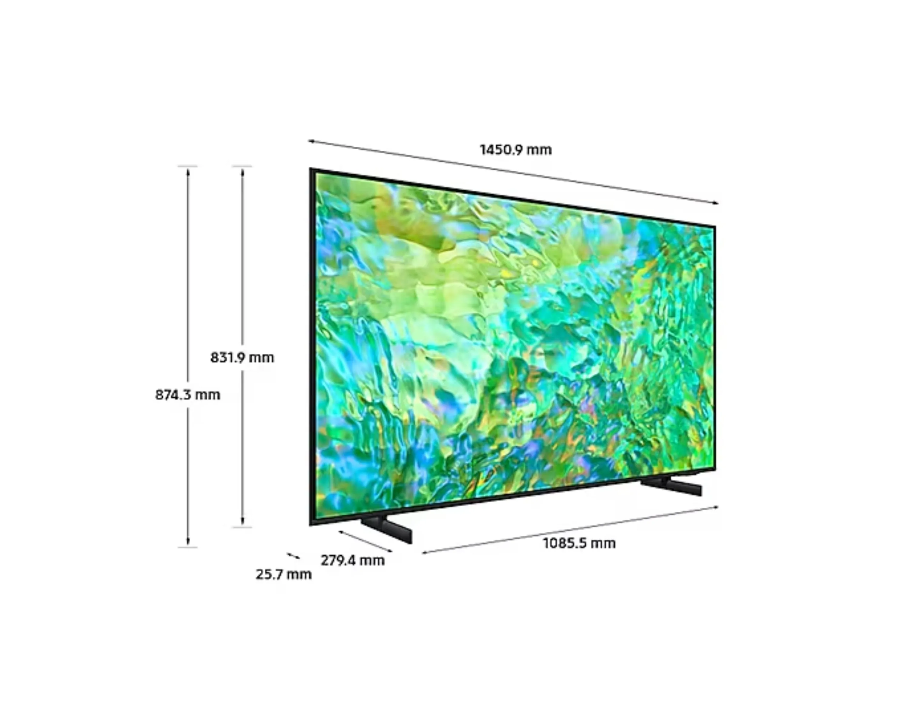 SAMSUNG UE43CU8070UXXU 43" 4K UHD TV