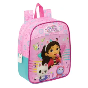 School Bag Gabby's Dollhouse Party Pink 22 x 27 x 10 cm