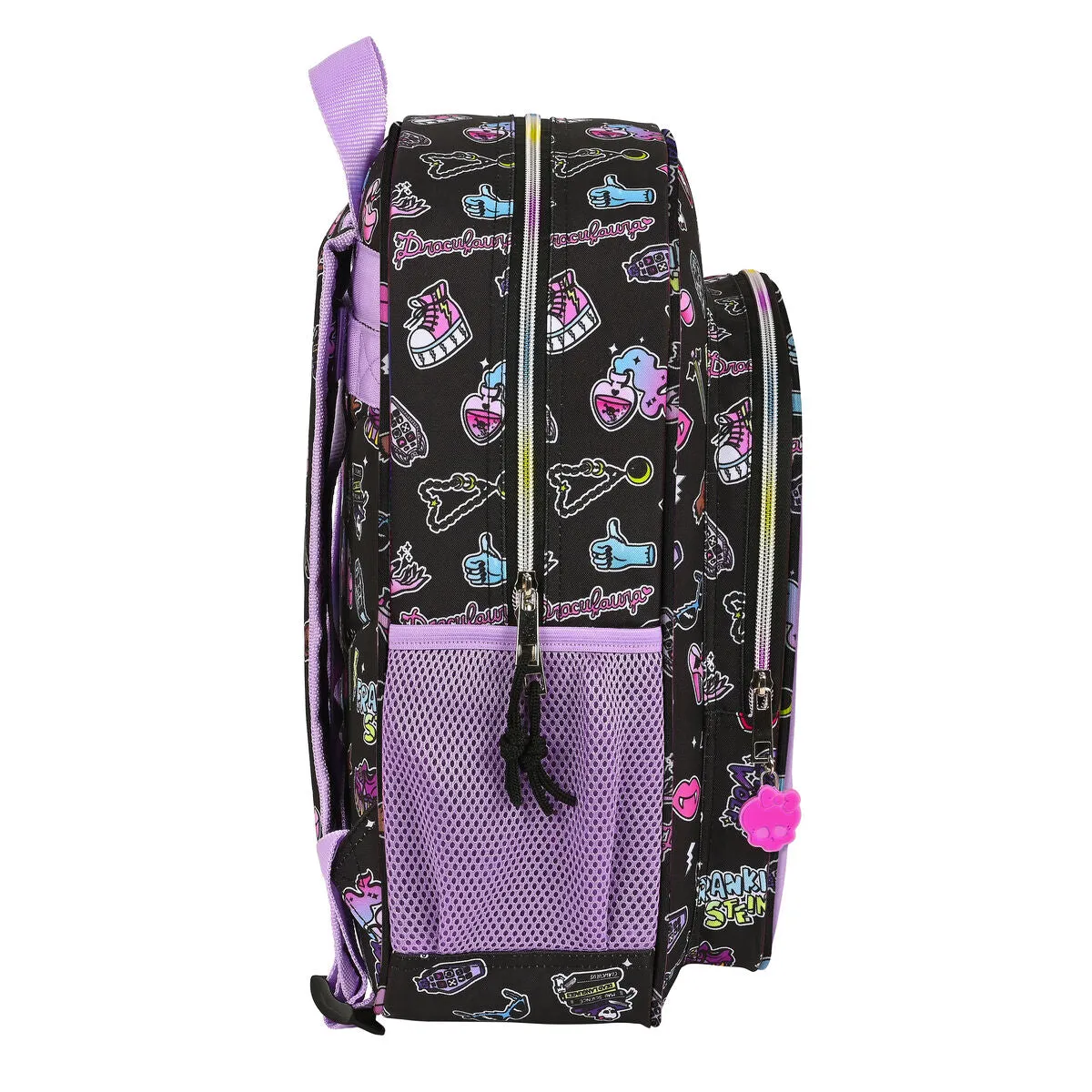 School Bag Monster High Creep Black 32 X 38 X 12 cm