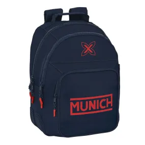 School Bag Munich Flash Navy Blue 32 x 42 x 15 cm