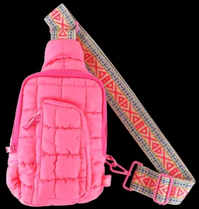 Simply Southern | Puff Sling Bag | Pink