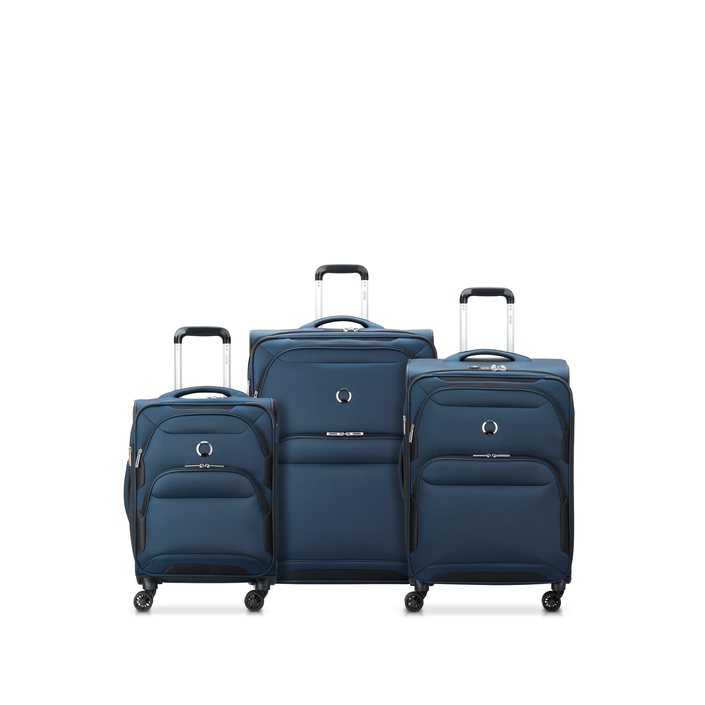 SKY MAX 2.0 - Set 3 Suitcases (L-79cm) (M-68cm) (S SLIM-55cm)