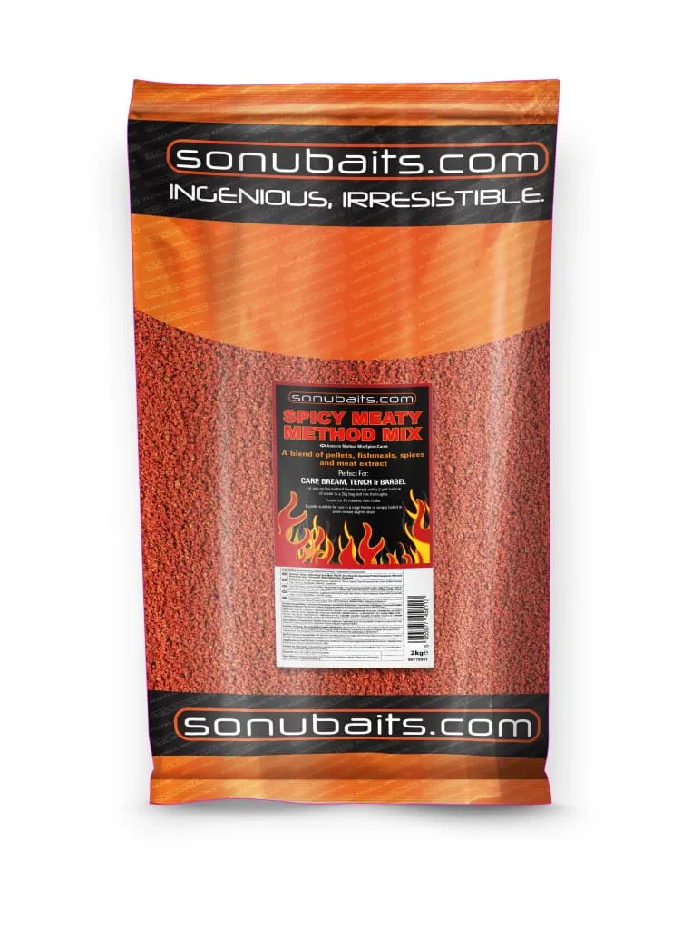 SonuBaits Supercrush Spicy Meaty Method Mix 2kg