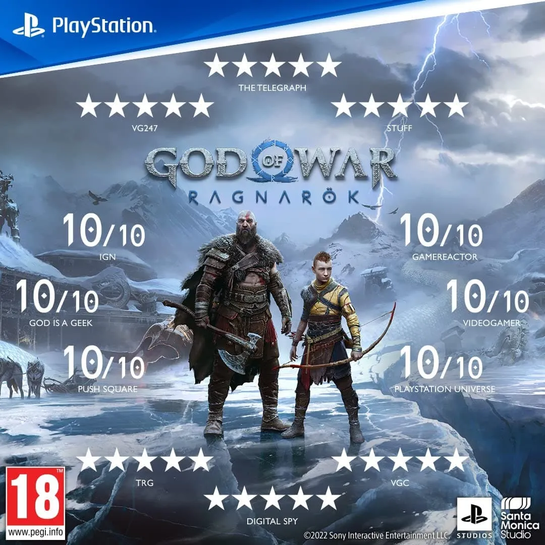 Sony PlayStation 5 (PS5) - God of War: Ragnarok Bundle