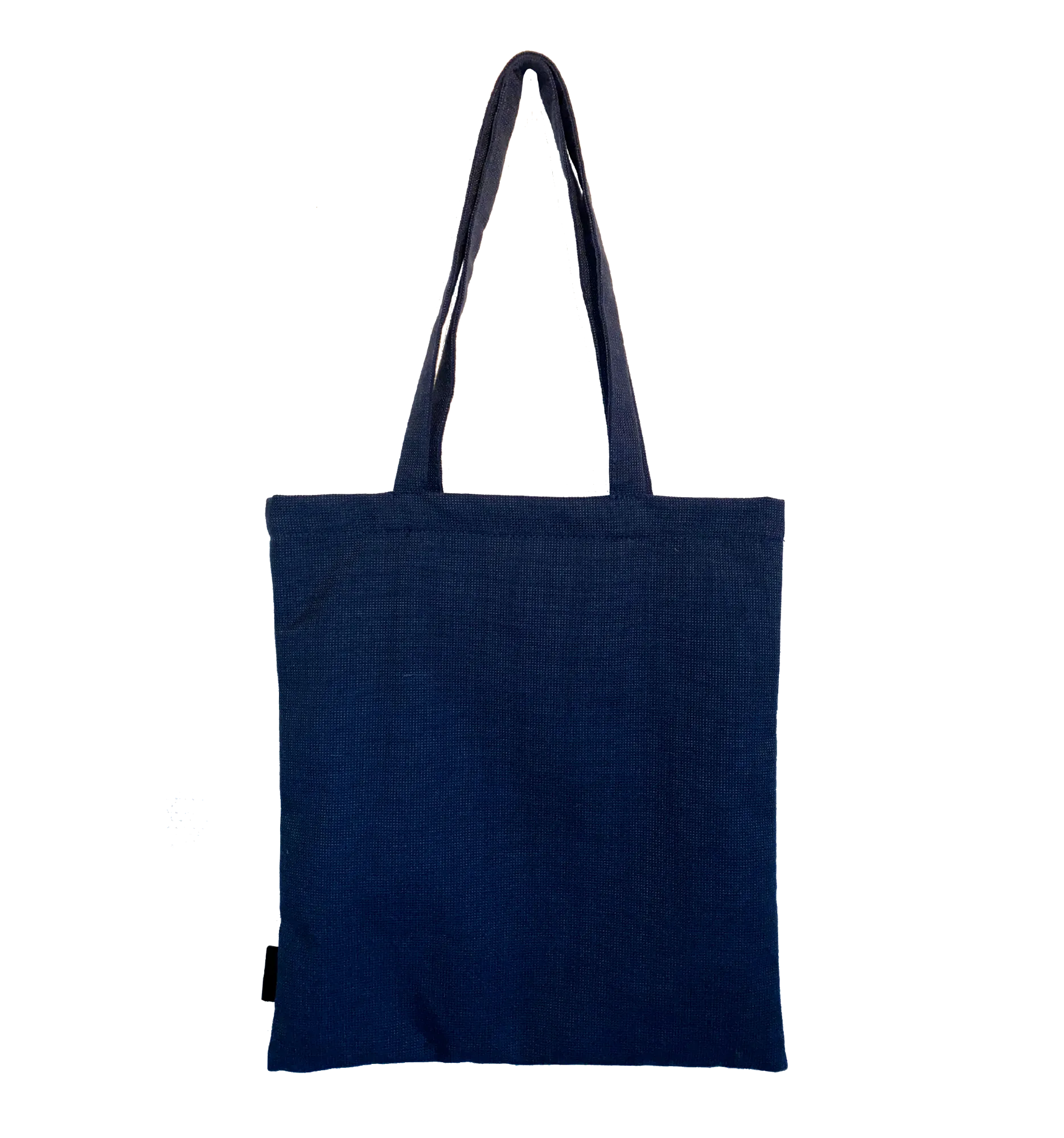 Stiff tote bag med lomme