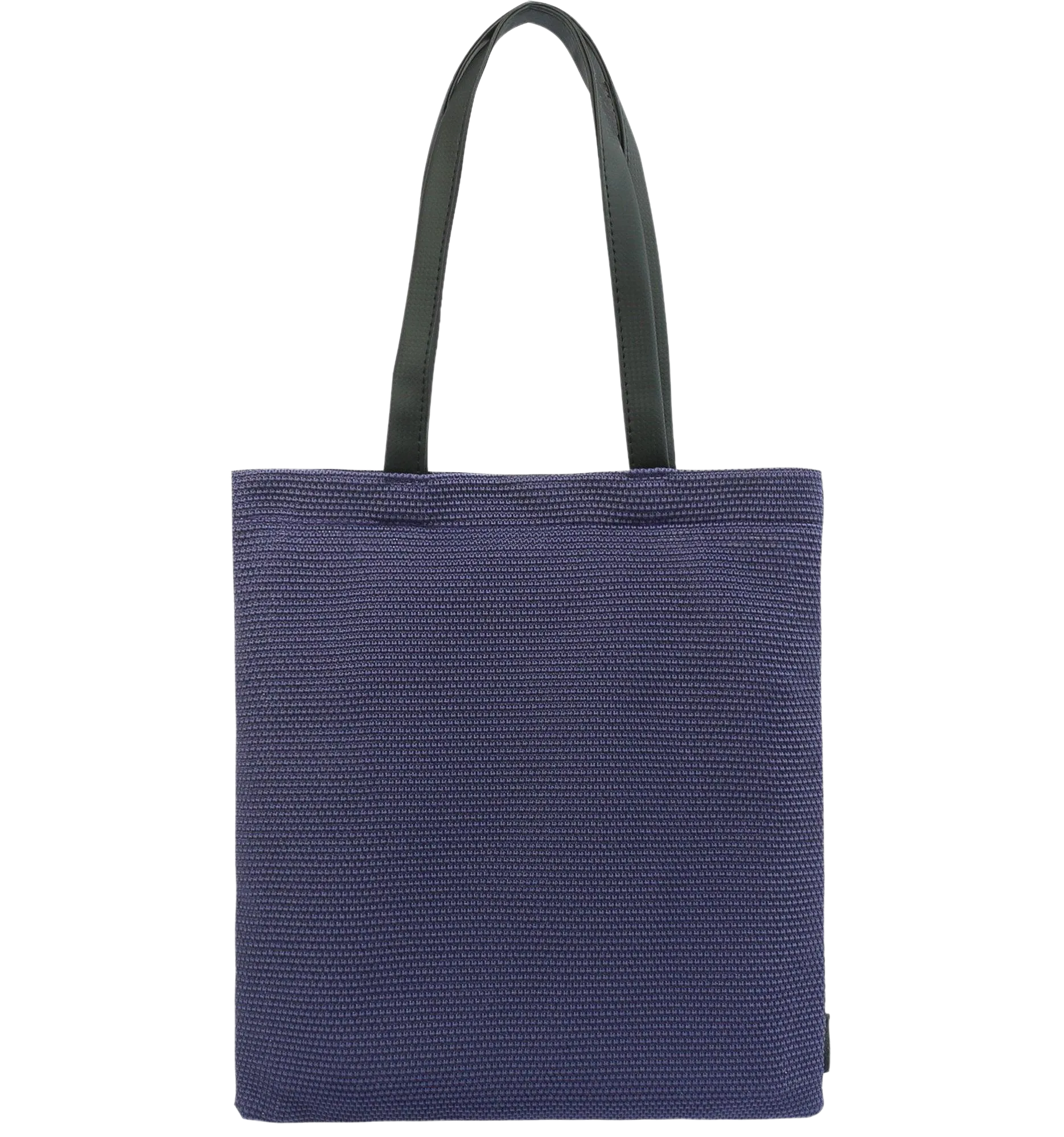 Stiff tote bag med lomme