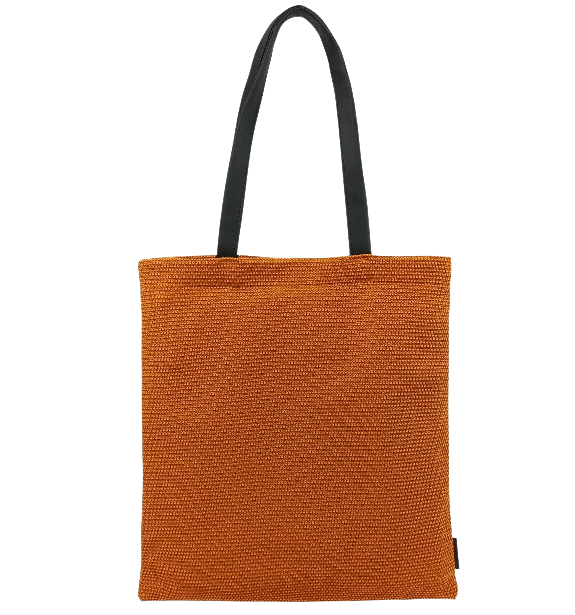 Stiff tote bag med lomme