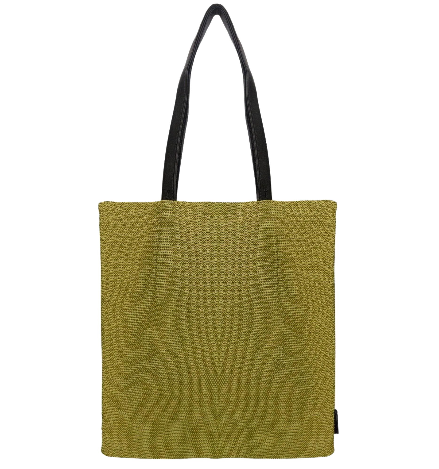 Stiff tote bag med lomme