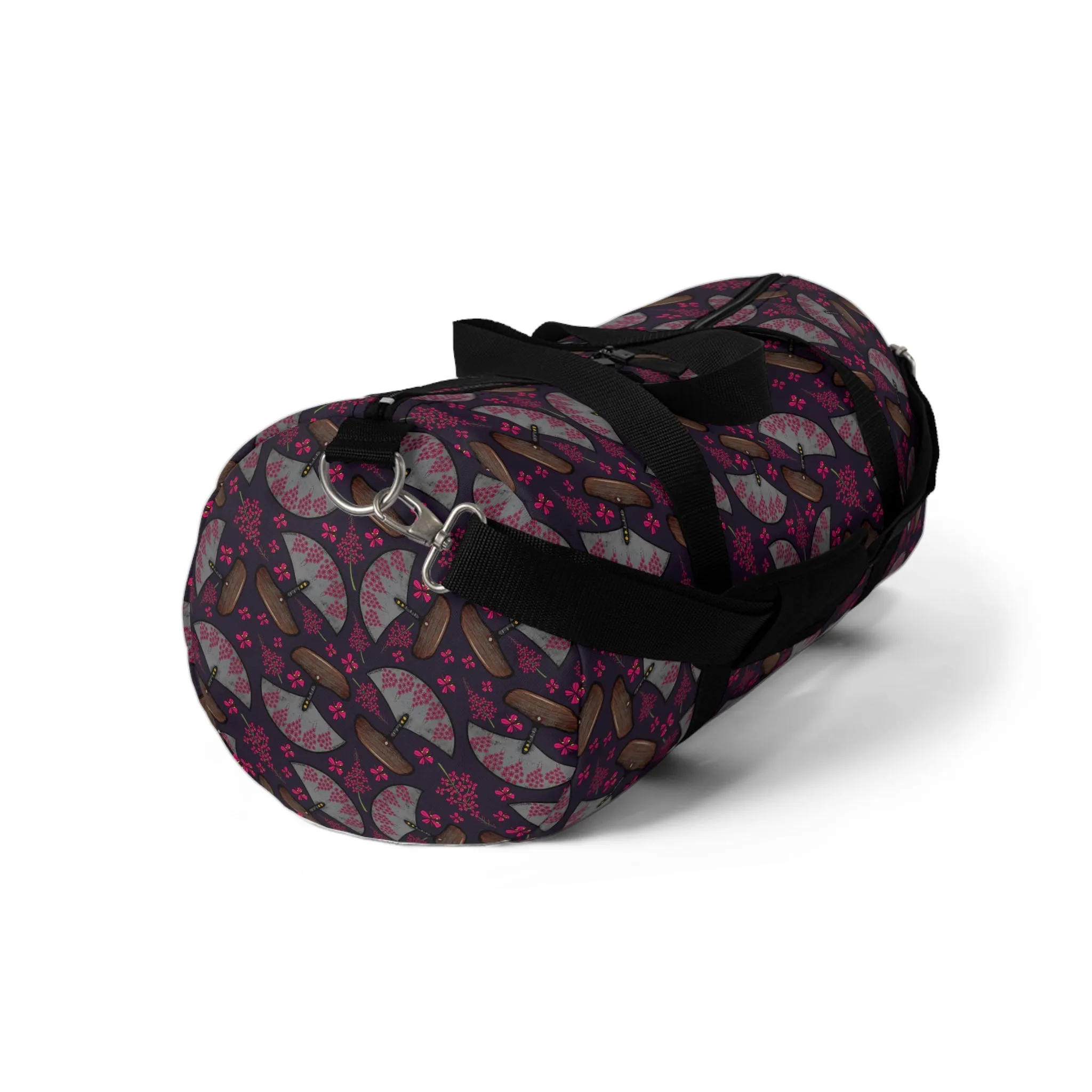 Stylish Duffel Bag with Floral Design for Travel & Gym