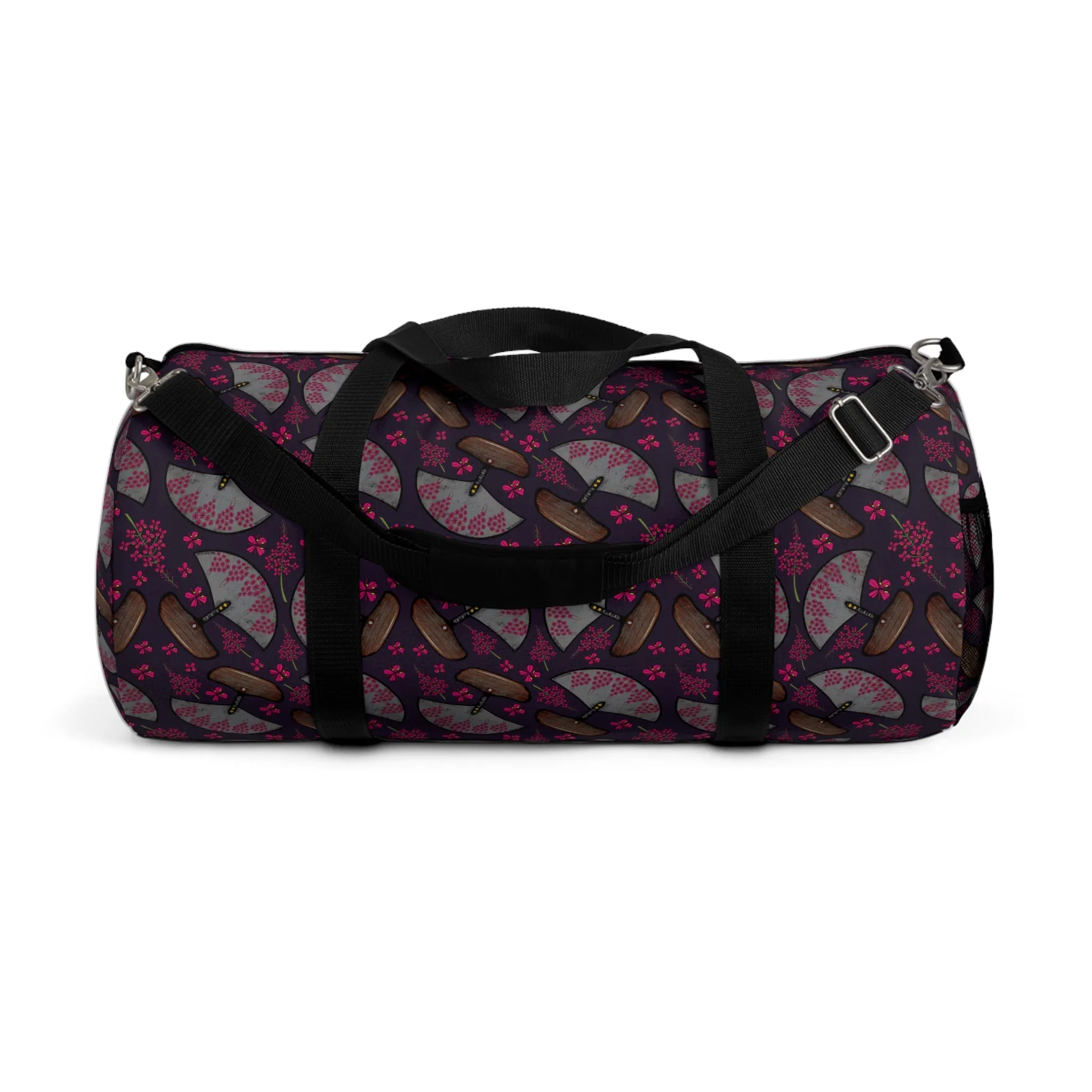 Stylish Duffel Bag with Floral Design for Travel & Gym