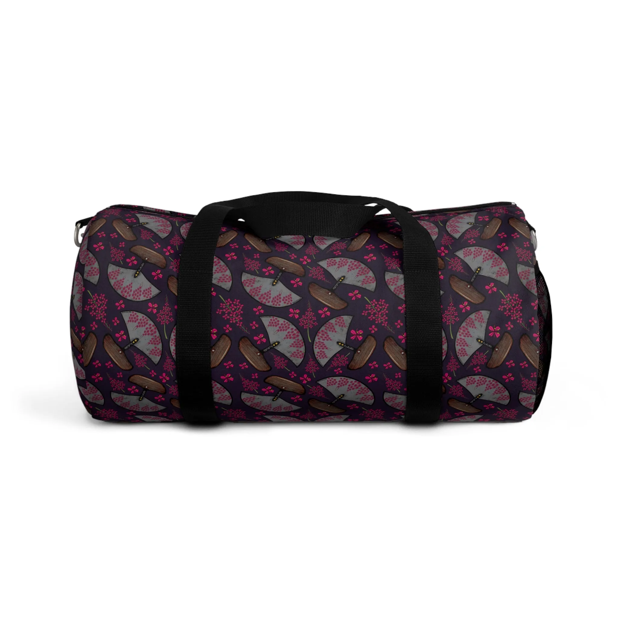 Stylish Duffel Bag with Floral Design for Travel & Gym