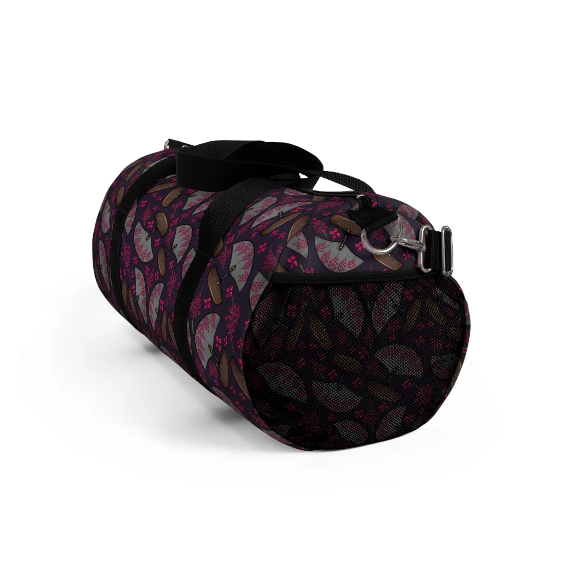 Stylish Duffel Bag with Floral Design for Travel & Gym