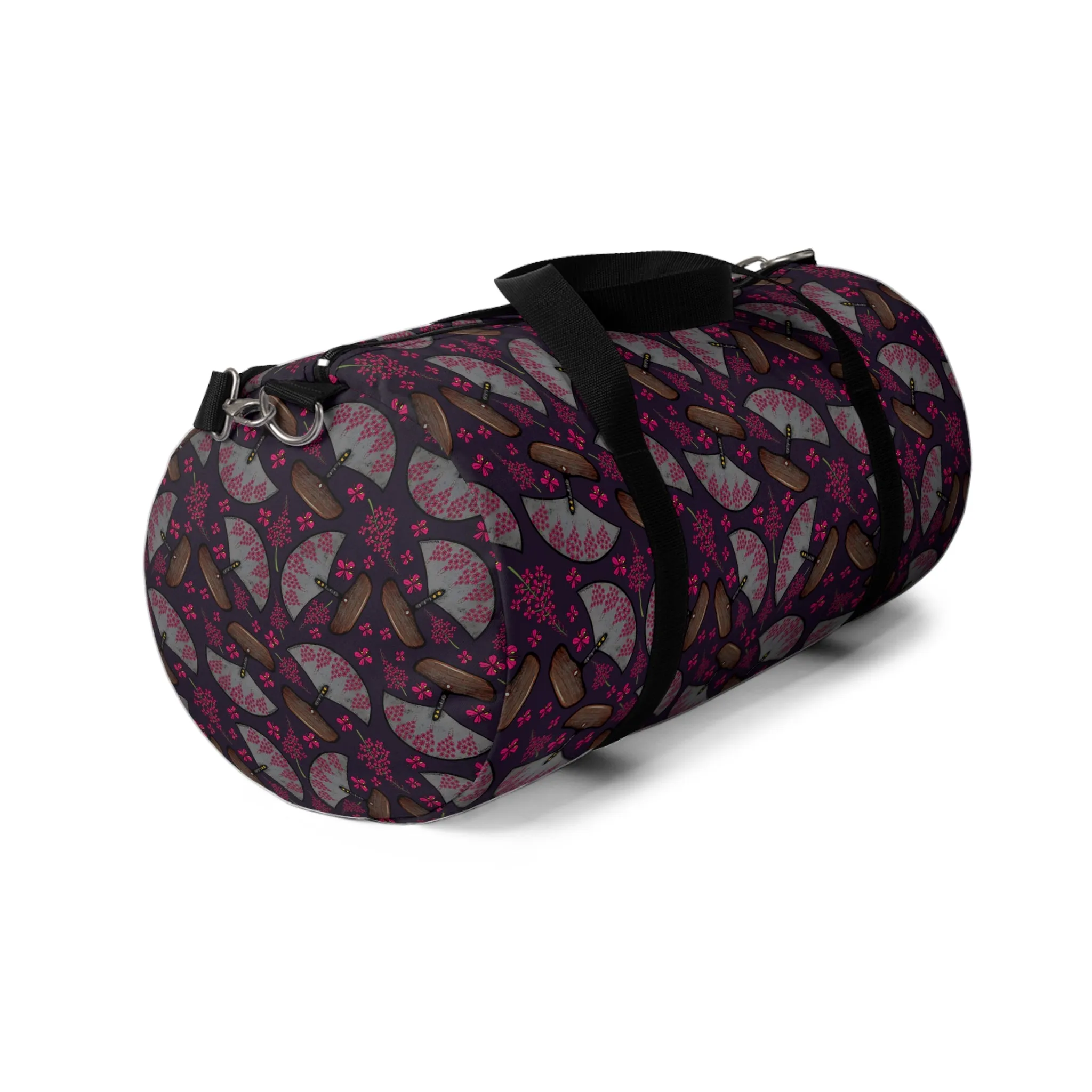 Stylish Duffel Bag with Floral Design for Travel & Gym