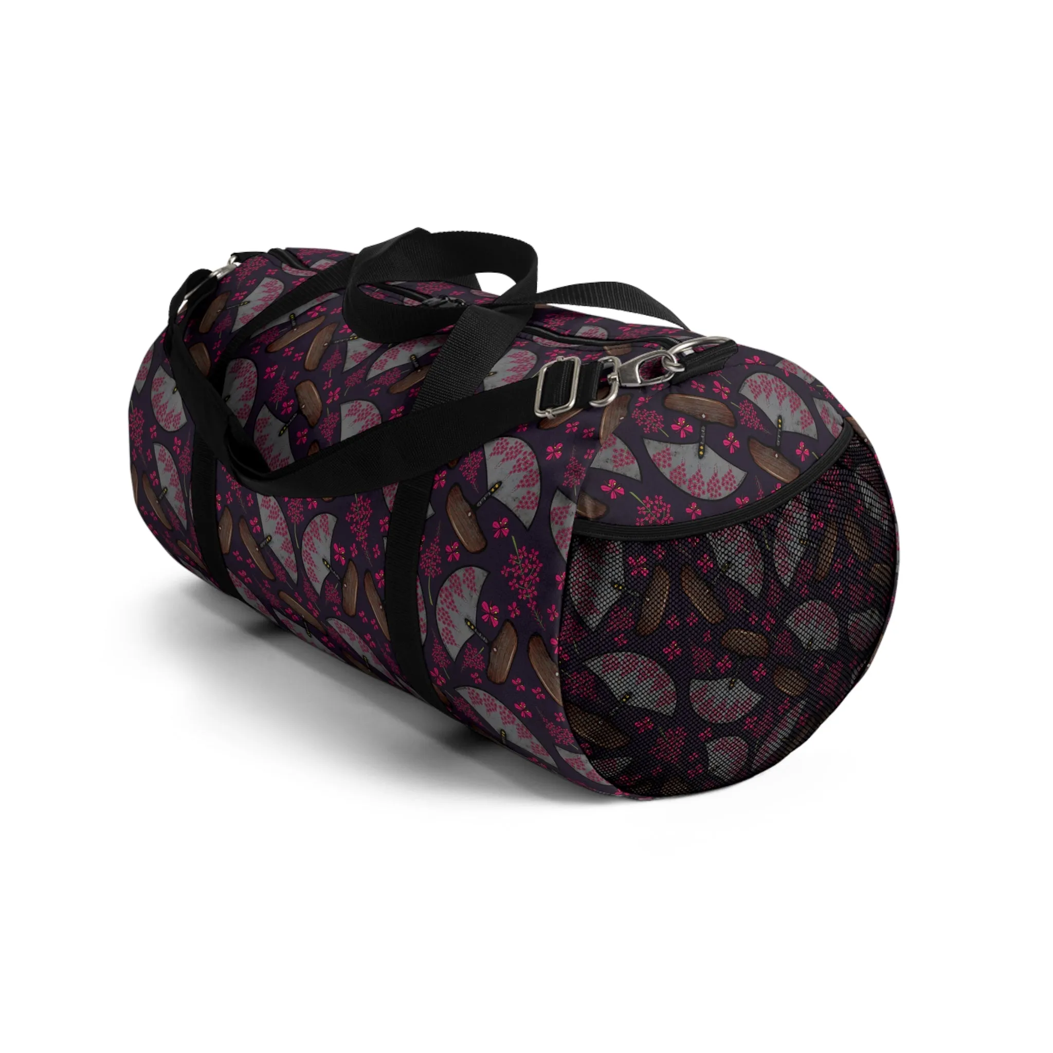 Stylish Duffel Bag with Floral Design for Travel & Gym