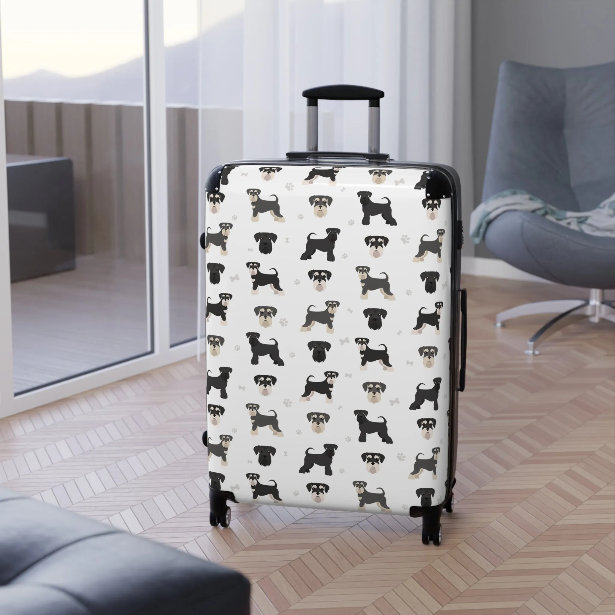 Suitcase - Mini Schnauzers