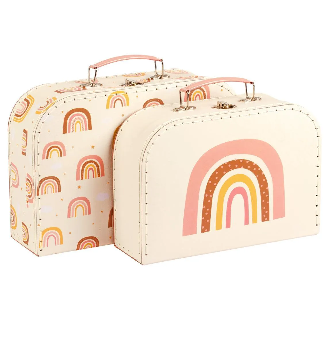 Suitcase set of 2: Rainbows