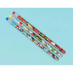 Super Mario Brothers Pencils - Pack of 12