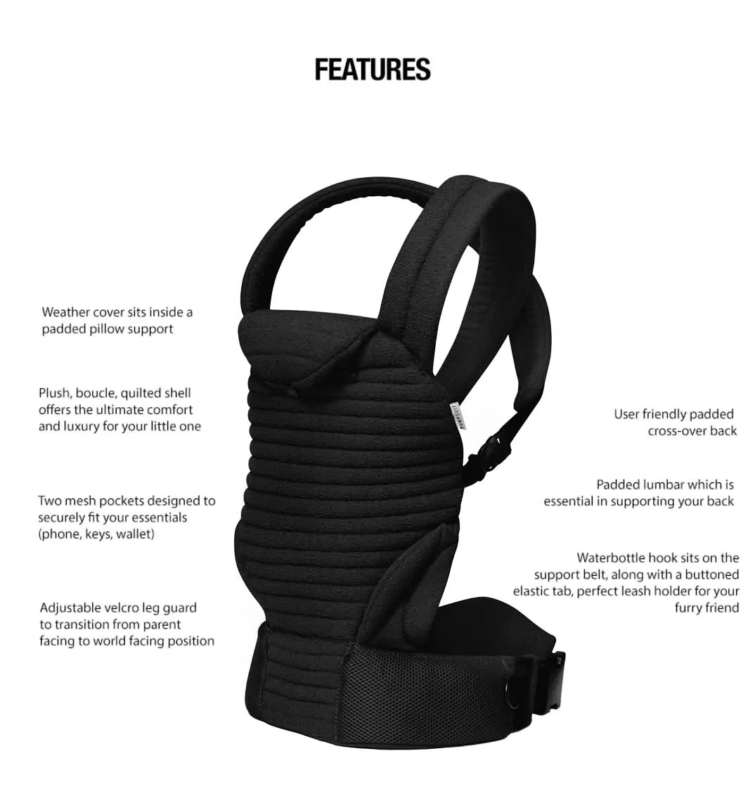 The Armadillo Baby Carrier - Black