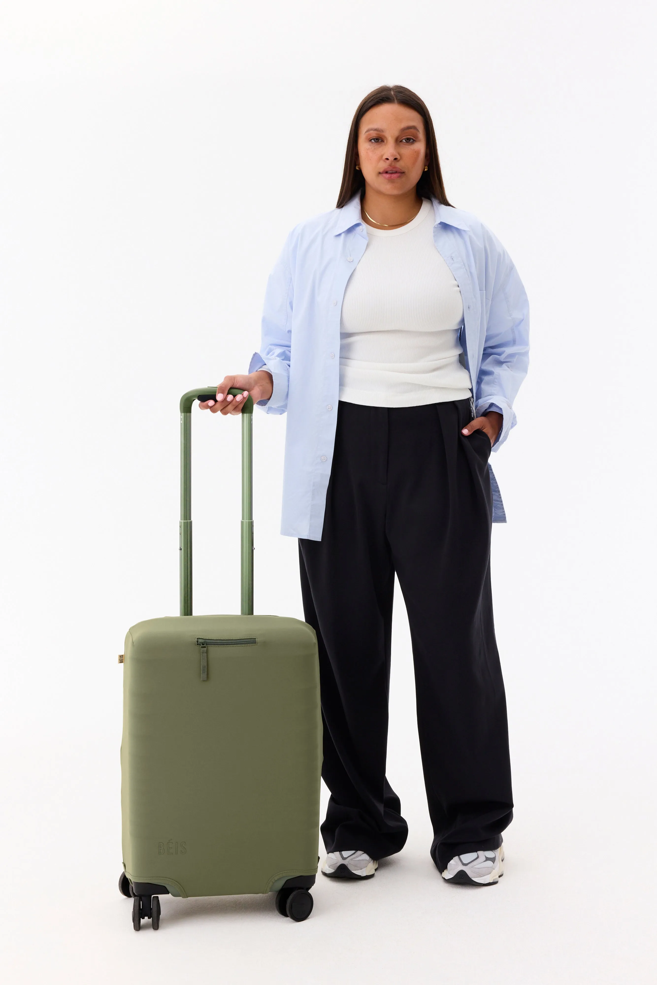 The Carry-On Luggage Cover in Olive