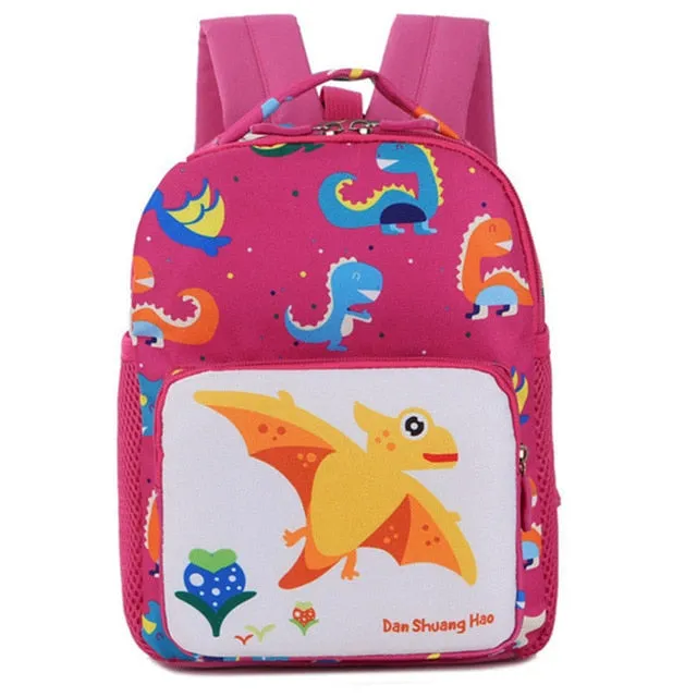 Toddler Backpacks with Leash Cute Dinosaur Printed School Bags for preschool Girls Boys