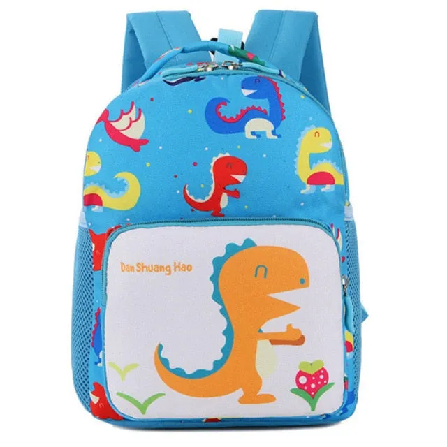 Toddler Backpacks with Leash Cute Dinosaur Printed School Bags for preschool Girls Boys