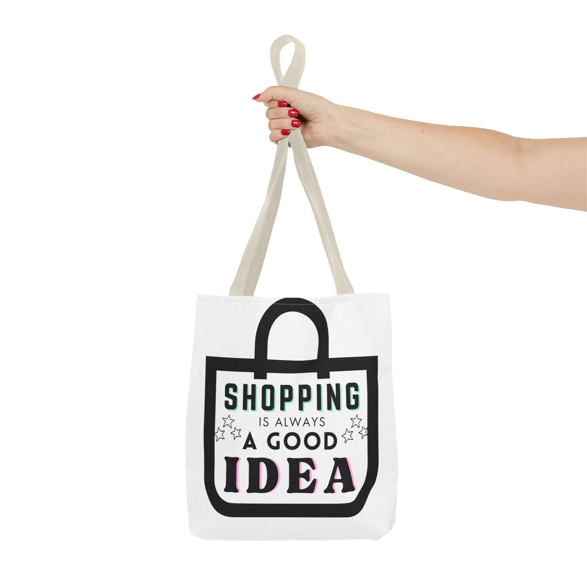 Tote Bag - Describe shopping is a good idea