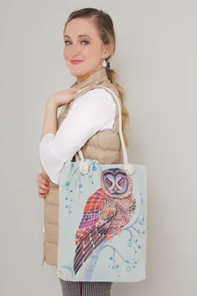 Tote Bag - Pale Blue Owl