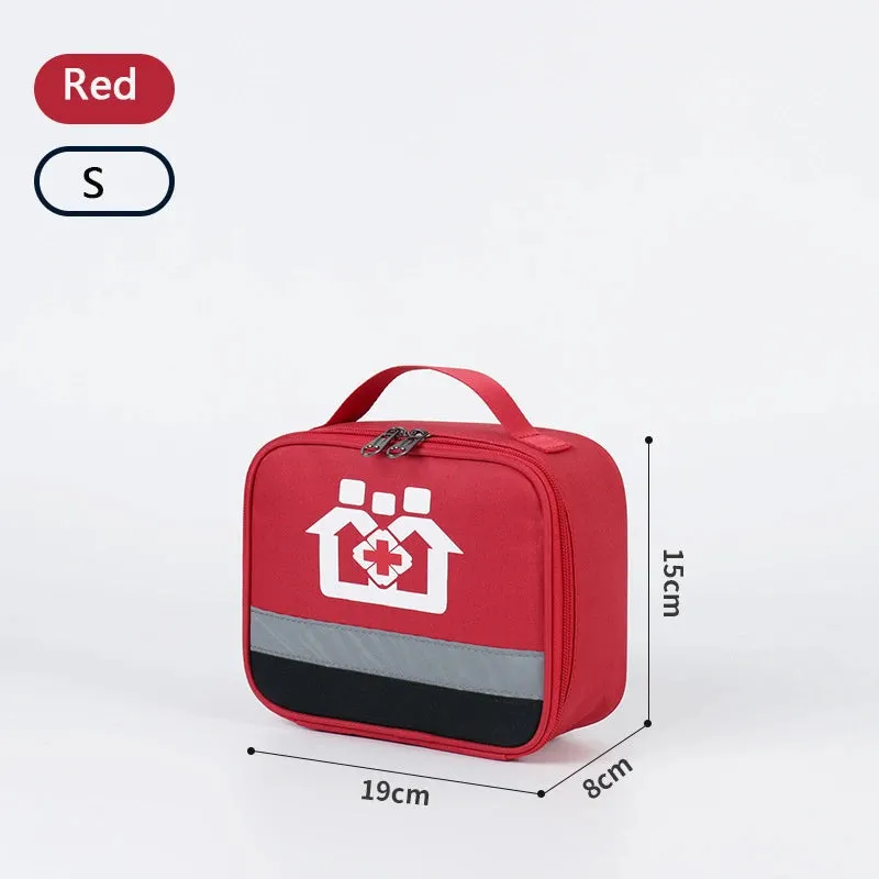 Travel Portable First Aid Kit Outdoor Camping Pill Pouch Medicine Storage Bag Family Emergency Medical Case Accessories Supplies